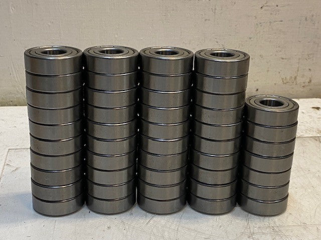 47 Qty of 6203Z Double Shielded Deep Groove Ball Bearings 17x40x12mm (47 Qty)