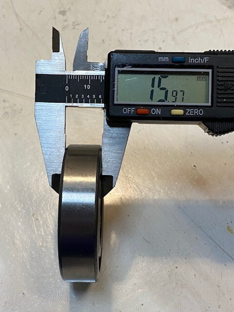 6 Quantity of SST 6206 Deep Groove Ball Bearings 16x30x62mm (6 Quantity)