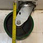 2 Quantity of Encore 4 Series 6" Swivel Green Caster Wheels 6x2 (2 Quantity)