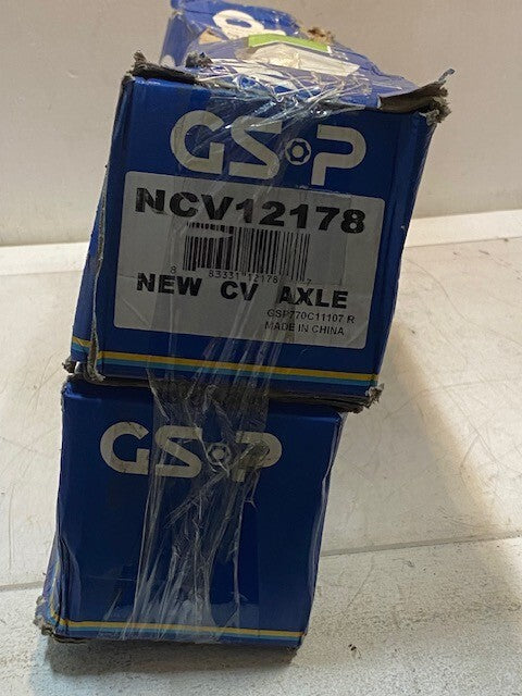 2 Quantity of GSP Drive Shaft CV Axles NCV12178 | 883331121787 (2 Quantity)