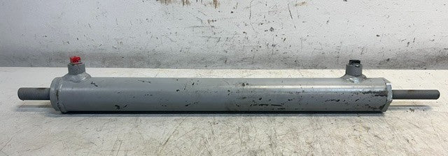 Double-Acting Hydraulic Cylinder 20-1/4" Two Threaded Ends Steel Ram