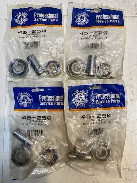 4 Qty of Silver Streak Professional Parts 45-250 Bearing & Spacer Kits (4 Qty)