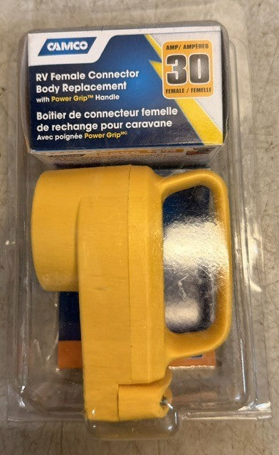 Camco Power Grip 30-Amp RV Female Connector Body 30-RR Electrical Plug