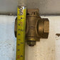 A.Y. McDonald 2G 1" Bronze Flat Head Gas Plug Valve 29mm ID