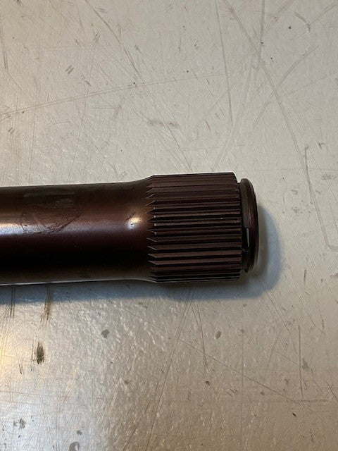 Floater Axle P/N 102913/NC, S/N 18368-305, 26-1/2" L 42-Spline 34mm OD 22mm ID