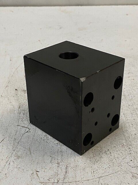 128528 HVP128134 Hydraulic Manifold Block 3-3/8" x 3-1/4" x 2-1/2"