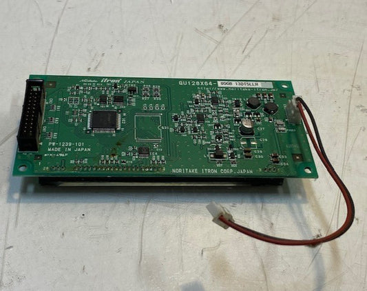 Noritake Itron GU128X64-800B Vacuum Fluorescent Graphic Display Module USED