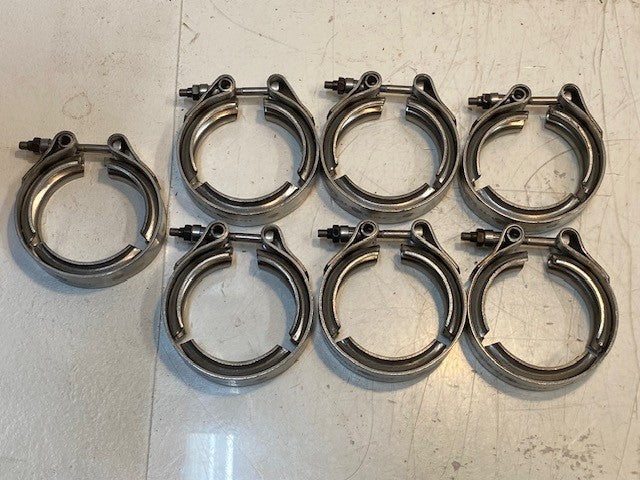 7 Quantity of R.G.Ray 03730000086 T-Hose V-Band Clamps 1" Thick (7 Quantity)