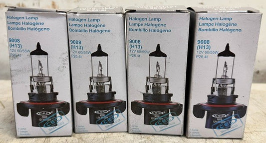 4 Quantity CEC Halogen Headlight Lamps 9008 | (H13) | P26.4t 12V 60/55W (4Qty)