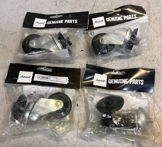 4 Quantity Marshall Genuine Parts MRV11 Standard Speaker Cabinet Wheeles (4Qty)