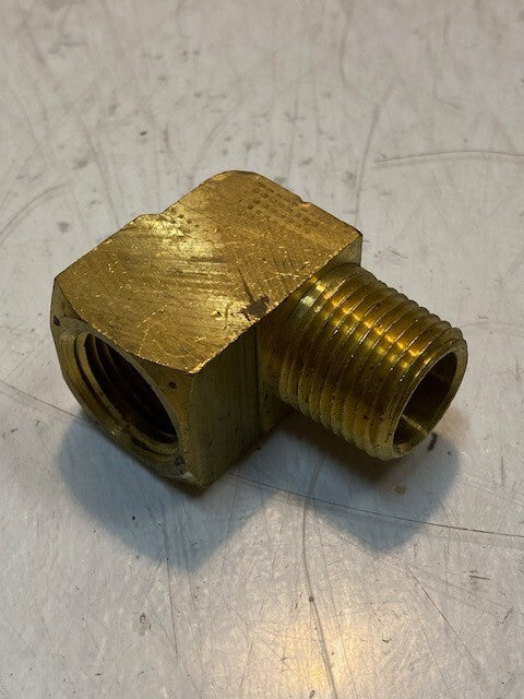 10 Quantity of Brass 90 Degree Male/Female Elbow Fittings 21mm Thread (10 Qty)