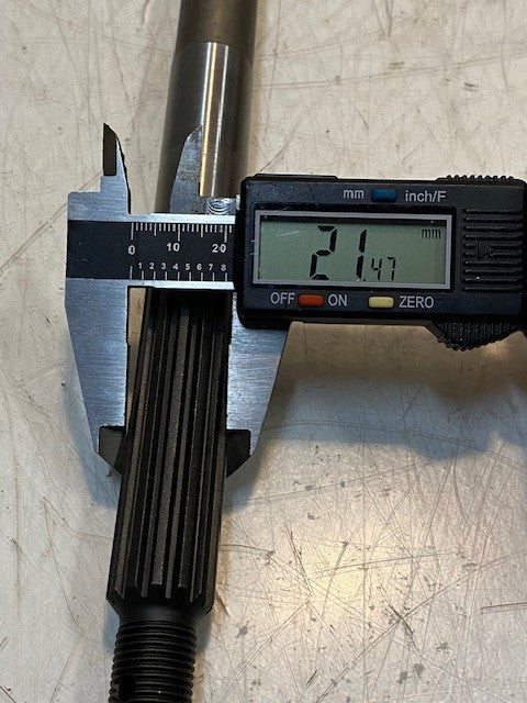 Propeller Shaft 12" Long 19mm End 16mm End 22mm 13-Spline 22mm 20-Spline