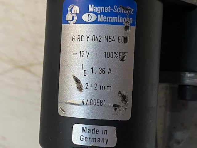 Magnet-Schultz Memmingen GRCY042N54E0 Electro-Hydraulic Relief Valve