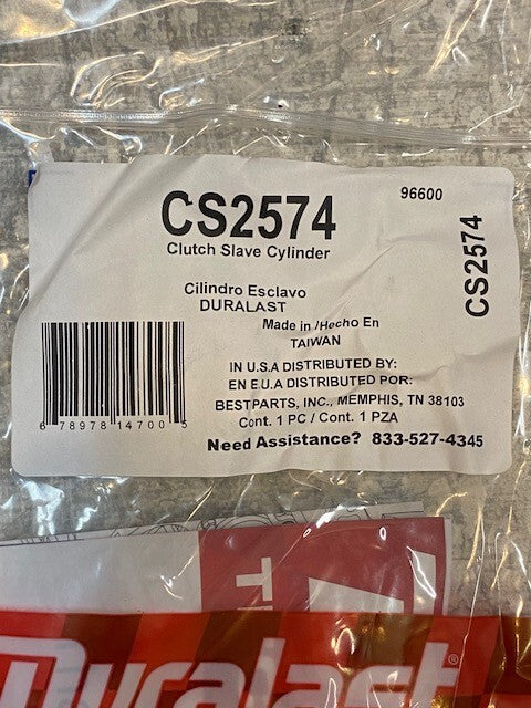 2 Quantity of Duralast CS2574 Clutch Slave Cylinders S-156 (2 Quantity)