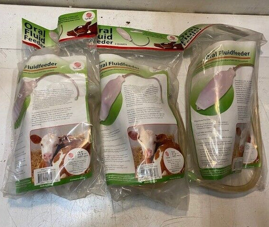 3 Quantity of SyrVet 2 Quart Oral Fluid Feeders TA20006 (3 Quantity)