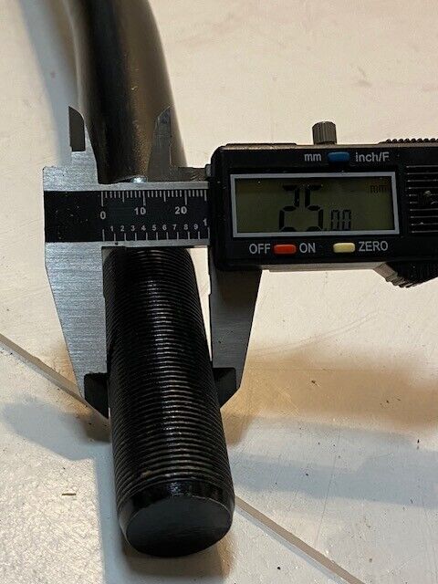 Steering Tie Rod End 47" Long 25mm Thread End 32mm Main Shaft 14mm Nose Thread