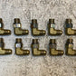 10 Quantity of Parker 90 Deg Elbow Hose Adapter Couplings 6C50X-S BP (10 Qty)