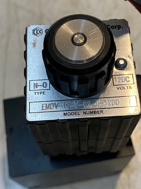 Command Controls Corp. Hydraulic Cartridge Solenoid Valve EMDV-16-V-02-0-12DD