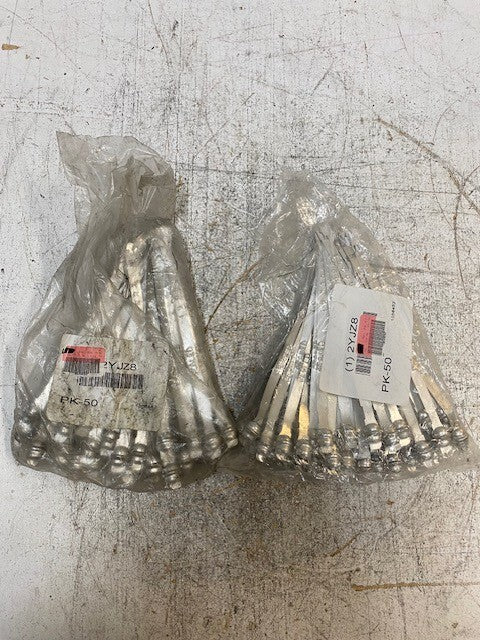 2 Qty Strap Seals 8-27/64in Lg 5/8in Wd 2YJZ8, 1990942, 1056452 Pk of 50 (2 Qty)