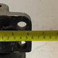 Top Carrier Roller 10" Long 6-1/8" Wide 5-1/2" Dia. 45mm Bore 17mm Bolt Holes