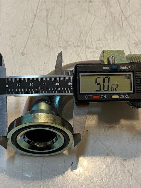 2 Quantity of Hydraulic Split Flange 90 Degree Elbow Fittings 4-3/4" H (2 Qty)
