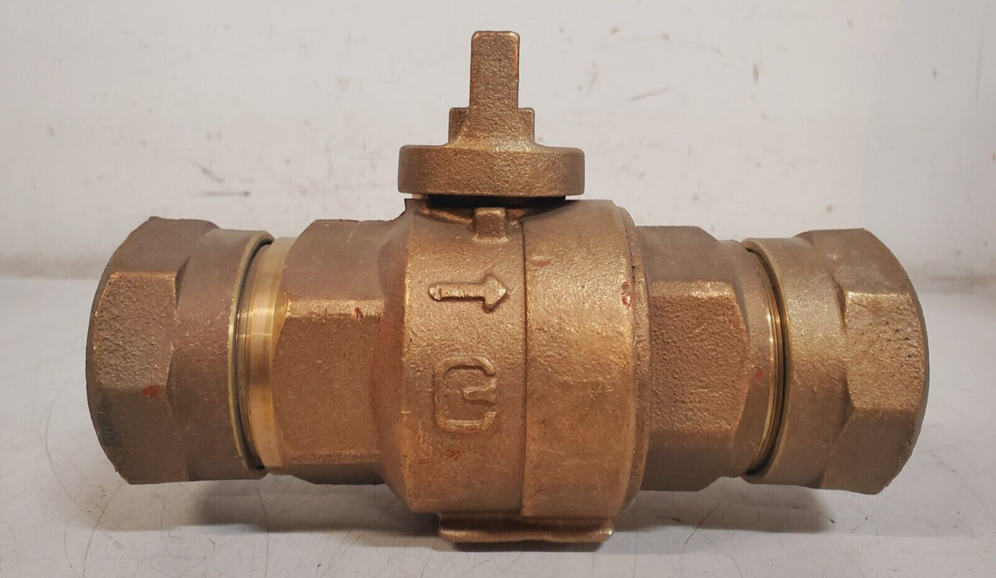 Cambridge Waterworks Brass Meter Valve 2"