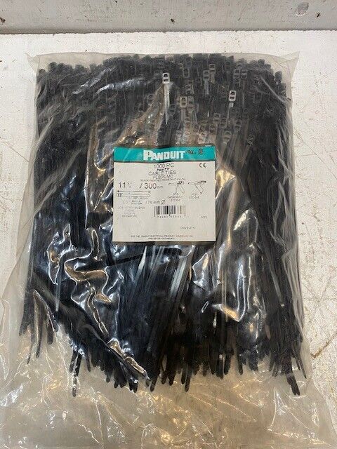 Panduit 1000 Pack of Cable Ties PLB3S-M0