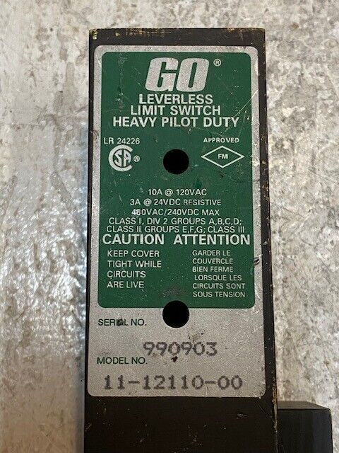 GO Switch 11-12110-00 Proximity Limit Switch