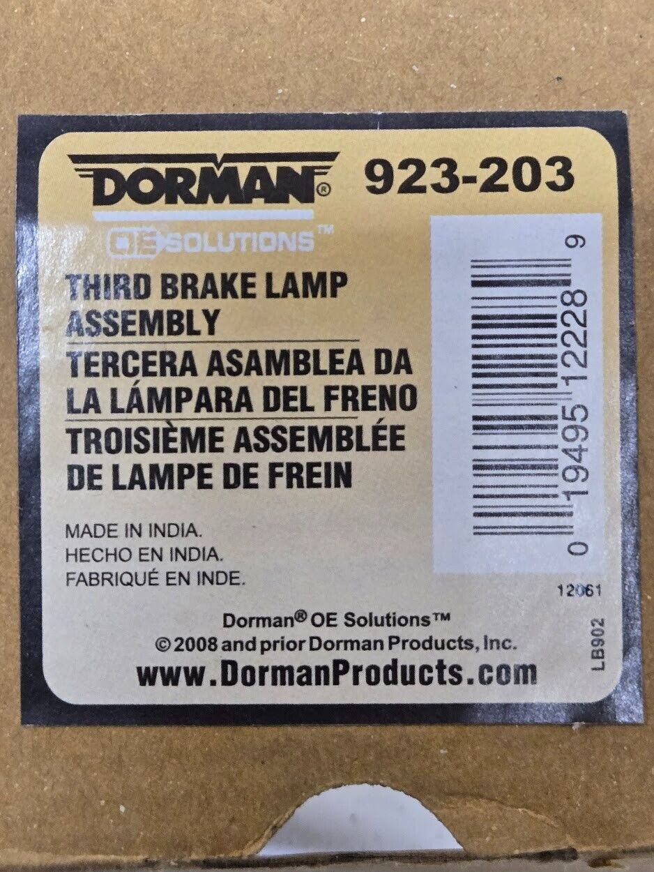 Dorman 923-203 Third Brake Lamp Assembly 019495122289