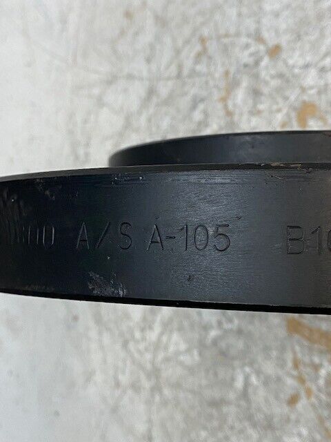 RNG 4" 300 Raised Face Slip-On Flange A105 Steel B16.5 Pipe Valve H6758