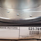 Dynamic Friction Disc Brake Rotors 631-76134R Replaces 31443