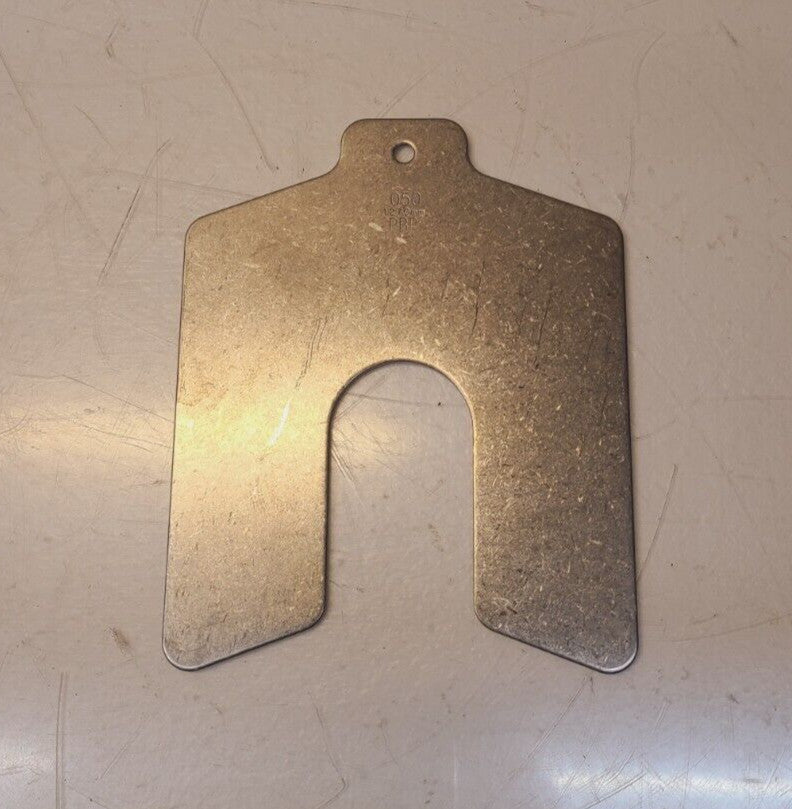 9 Qty of Precision Brand Stainless Slotted Shims 42450 | 3L835 | 4" x 4" (9 Qty)