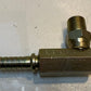 Gates Hydraulic Hose Fitting SS 6-98 | 8MPX90 | 4" L 14mm Nose 21mm Thread
