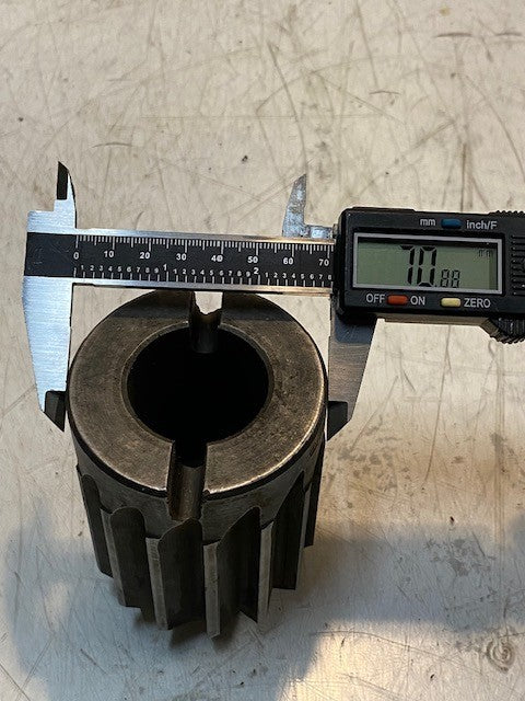 National Detroit Shell Reamer 2-7/8-S Spiral Flute 14-Teeth 37mm ID 72mm OD