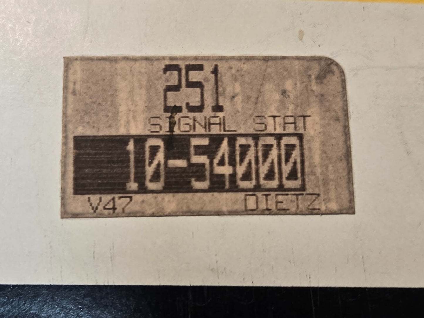 Federal Mogul Signal-Stat Lighting 251 | 10-54000 | V47 Dietz | 10-54 Omni-Flash