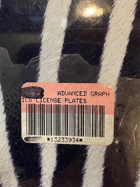 10 Qty of Various Adv. Graphics 4-Hole License Plates 11-3/4" x 5-3/4" (10 Qty)