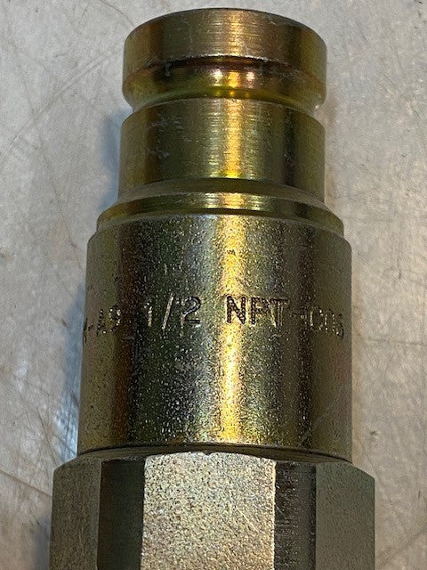 Holmbury M-A9 1/2 NPT-C06 Flat Face Hydraulic Coupler