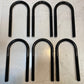 6 Qty of U-Bolt Fasteners w/ Screw Thread Ends 7" L 3-3/4" W 13mm Thread (6 Qty)