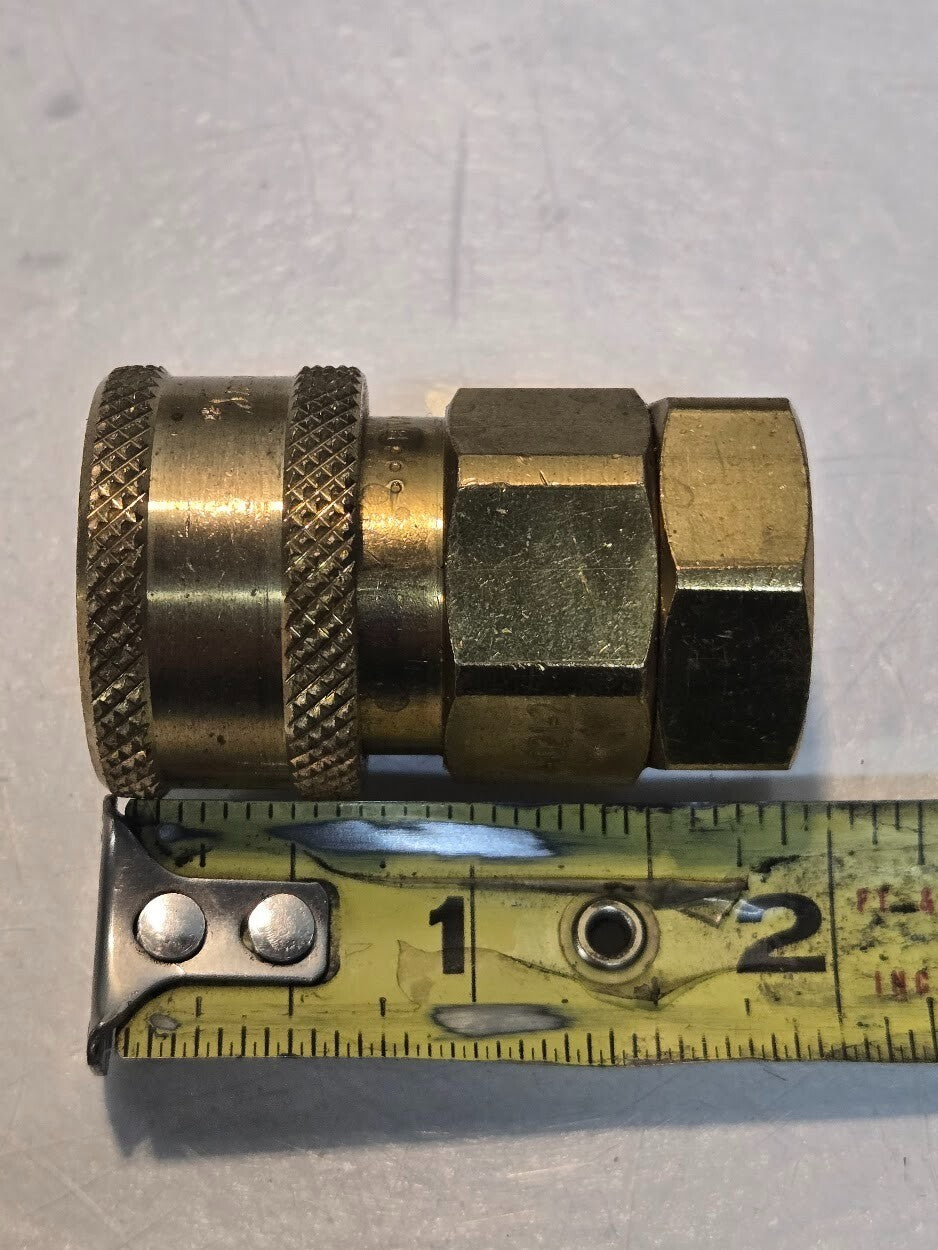 Snap-Tite BVHC-6 3/8" Quick Connect Coupling A021-2 3/8" FNPT 3/8" Quick Connect