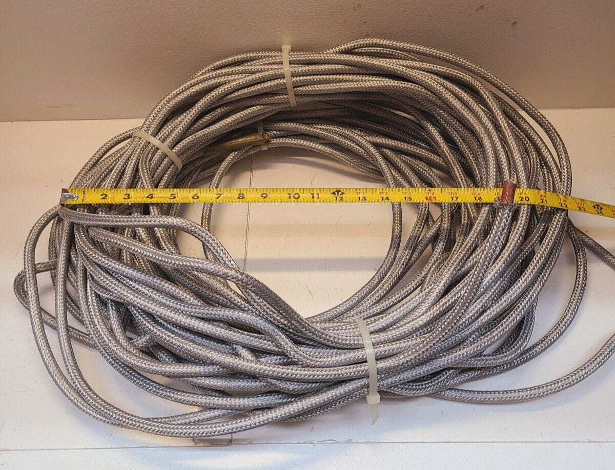 20 Lbs of 304 Braided Cable Sleeving & Wire 1/2" Thickness 2 conductors (20 Lbs)