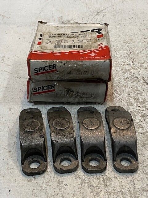 2 Quantity of Spicer Bearing Caps 2 pcs 1707018X | 3947699 (4 Pcs Total)