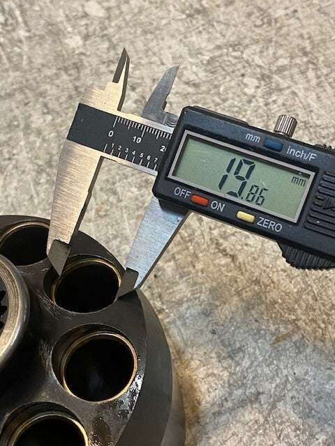 Barrel Cylinder Block Hydraulic Piston Pump 9 Bolt Holes 39mm Bore 23-Spline