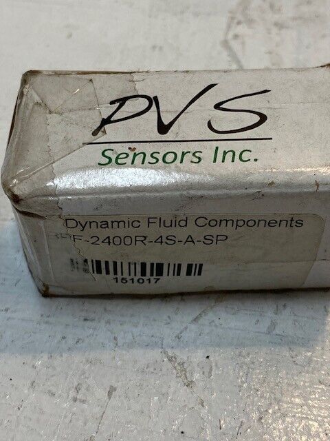 PVS Sensors Dynamic Fluid Component BPF-2400R-4S-A-SP Pressure Switch 151017