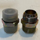 2 Quantity of Straight Hex Adapters 68mm H 33mm Bore 48mm Thread (2 Quantity)