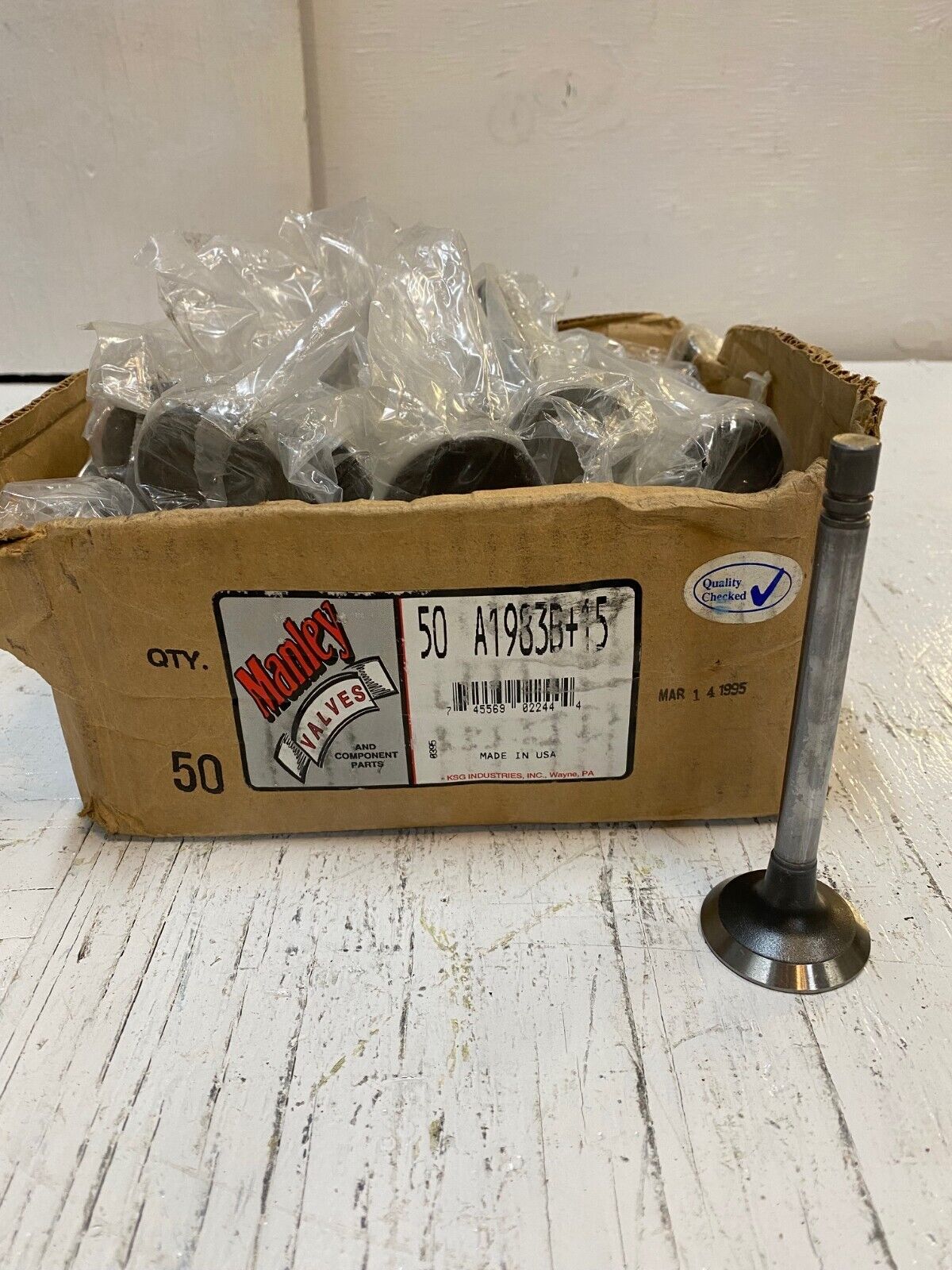 50 Manley Engine Intake Valves A1983B + 15 (50 qty)