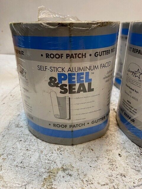 4 Quantity of Peel & Seal Self-Stick Aluminum Faced 6" x 25' (4 Quantity)