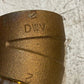 2 Qty of Nibco 2" Bronze DWV 22-1/2 Degree Elbow (2 Quantity)