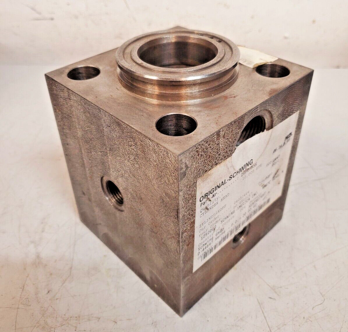 Schwing America INC Cylinder Head for Schwing Concrete Pump 10017555 | 00201449