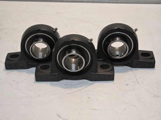 3 Quantity of Hub City Pillow Block Mounted Ball Bearings B250RWX1 7/16" (3 Qty)
