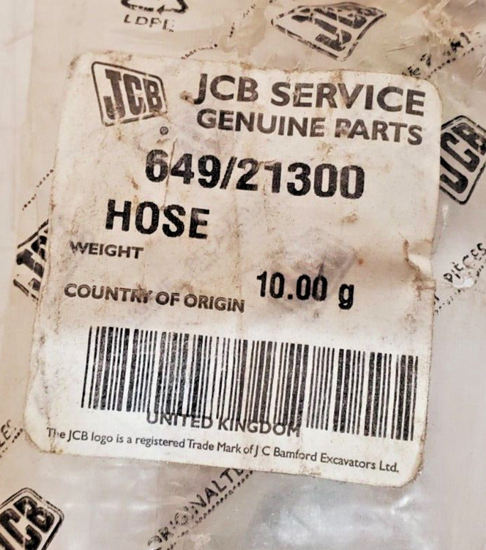 JCB Service Brake Hose 649/21300